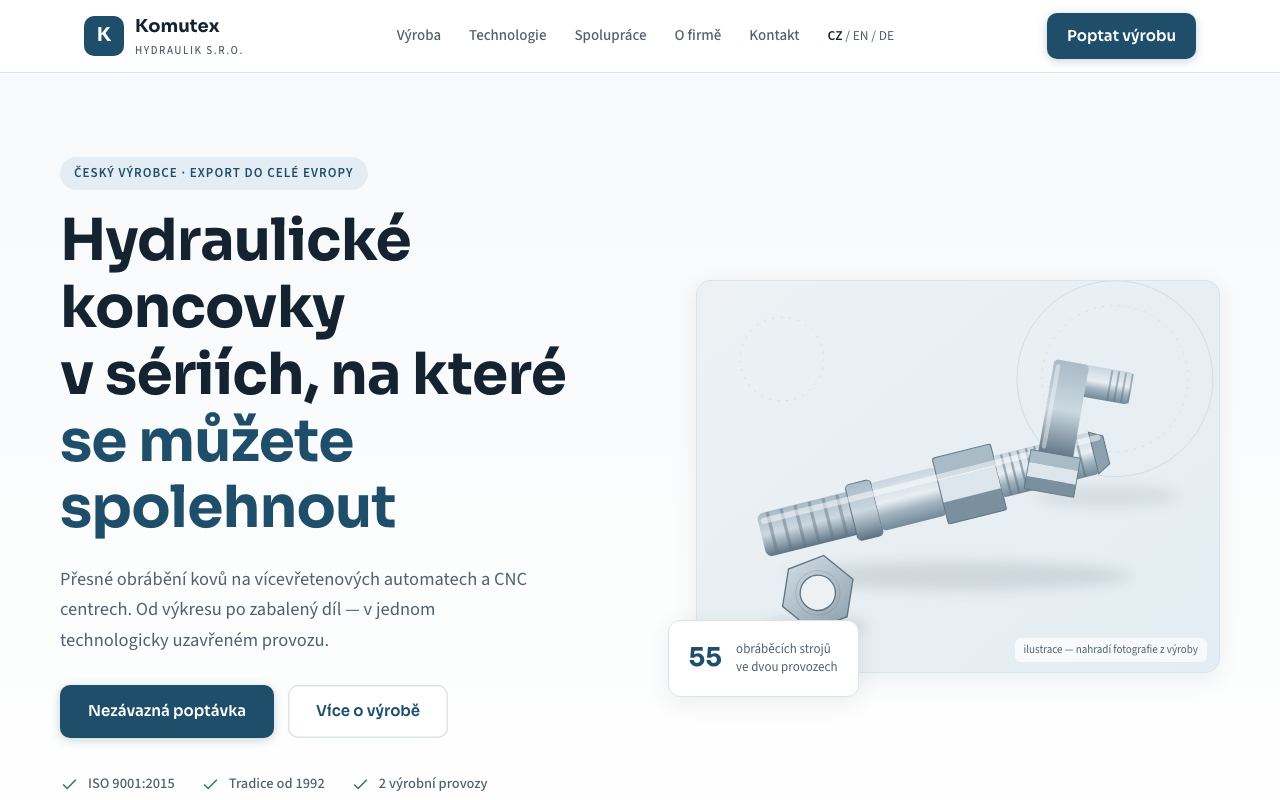 Náhled varianty C — Clean